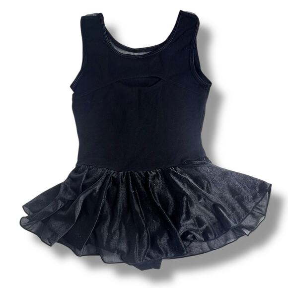 Girls Jacques Moret Stud Sparkle Skirted Tank Dance Leotard Size 8/10 - Picture 7 of 7